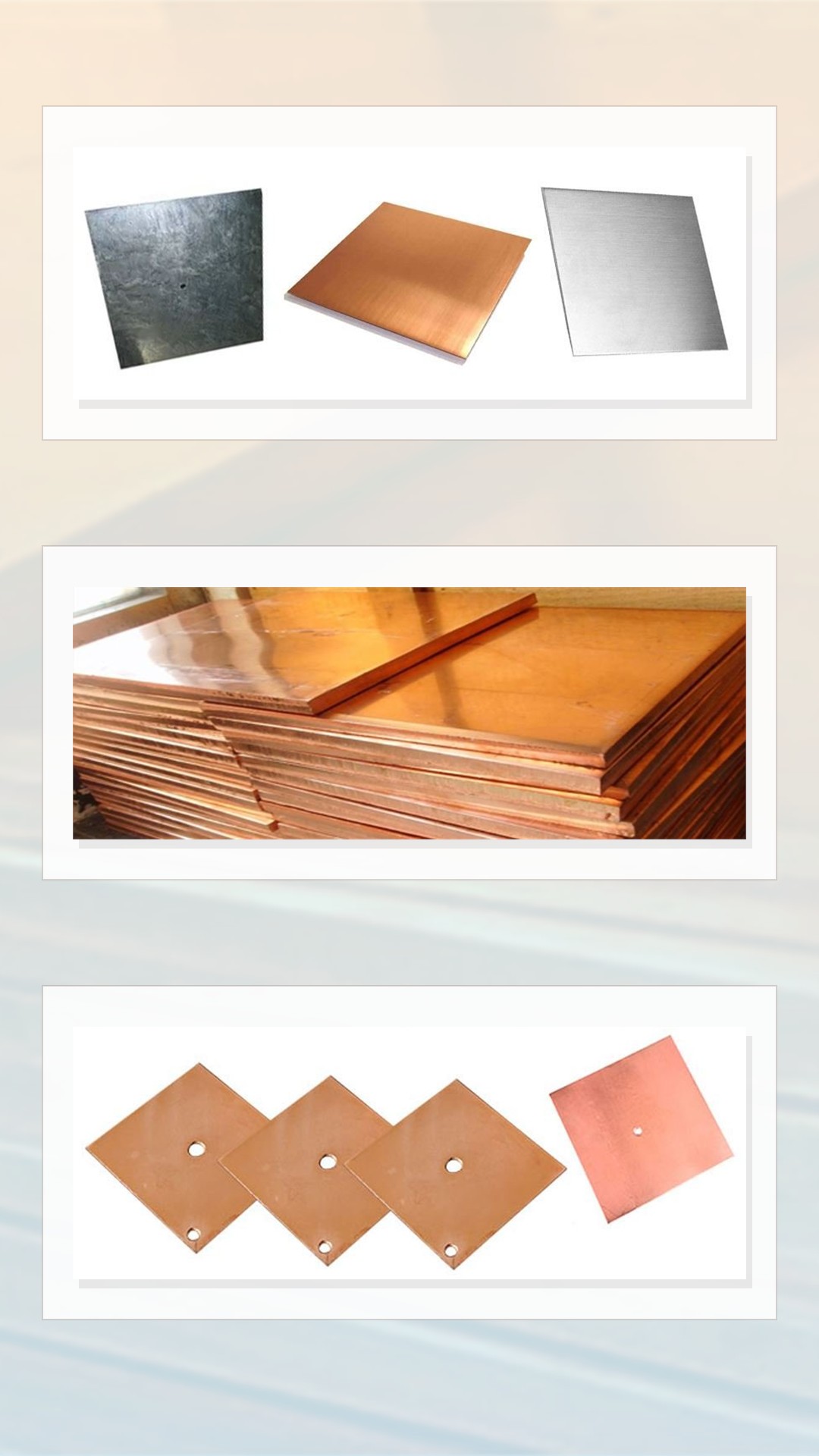 Copper Earth Plates